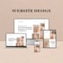 design creative responsive website in figma, adobe xd