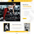 fitness centers and gyms professional website development