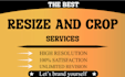 resize image, crop image or logo for instagram, facebook