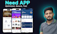 develop android and ios application using react native