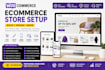 do woocommerce setup with layout customization and mobile compatible design