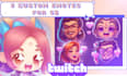 create cute custom twitch emotes for your stream