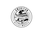 create a vintage retro monoline badge, logo design