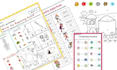 create kids worksheets, maths book interior