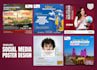 create social media posters in both english and malayalam