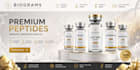 build peptide website with peptide marketing and SEO for nutraceutical brand