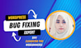 fix wordpress woocommerce issues, elementor issues, error and bugs