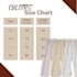 create size chart and size guide
