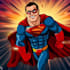 create superhero cartoon character