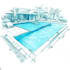 draw beautiful swimming pool design