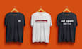 create custom and minimalist typography t shirt design