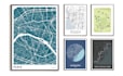 design a modern, custom street map print for you
