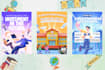 design simple educational posters and brochures for school children