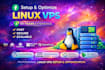 install and optimize wordpress on linux vps AWS, google cloud, hetzner, contabo
