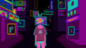 make trippy cyberpunk neon animation music video