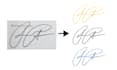remove signature background to png high resolution 300dpi