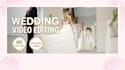do cinematic wedding video editing, highlights, and teaser