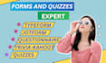 create trivia, kahoot quizzes,eforms,questionspro jotform,formstack cognito form