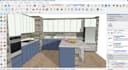 design kitchen and bathroom cabinets in mozaik and sketchup