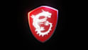 a 3d glowing logo rotating animation spin loop gif quickly