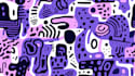 make abstract geometric seamless pattern design
