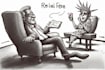 create professional editorial and political cartoon