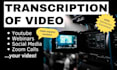 transcribe your video or audio