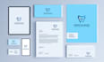 design branding stationery kit items business card letterhead envelope designs