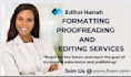 revise, proofread and edit reference and recommendation letter