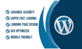 develop wordpress website design business website wordpress blog using elementor