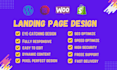 design landing page, squeeze page, sales page by elementor