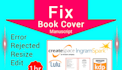 resize book cover or resize paperback cover designs