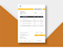 design simple and nice invoice and letterhead template