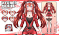 design and rig high quality live 2d vtuber model, 2d vtuber model, vtuber model
