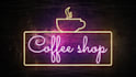 create neon sign light video intro animation