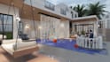 design swimming pool and render