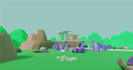 create fan art 3d low poly map for gaming and illustration