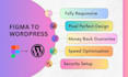 convert figma to wordpress or xd psd to wordpress elementor