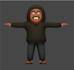 create 3d character model and render