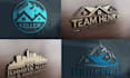 do property, home, construction, real estate logo design