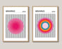 design a modern bauhaus style abstract geometric poster