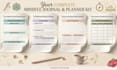 design a custom manifestation and affirmation journal