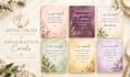 design custom affirmation cards and a matching packaging box