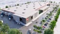 design 3d warehouse, factory masterplan with 3d renders