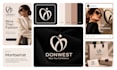 do minimalist and luxurious wordmark logo