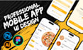 create professional mobile app ui design or web ui ux