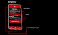design your mobile app or web app UI with a clean user experience