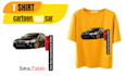 do cartoon t shirt and car t shirt design for your tshirts and merchandise
