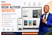 design book author website to sell books, ebook website, ebook landing page