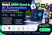 develop smart contracts, dapps,  mern stack apps, and ai automation solution